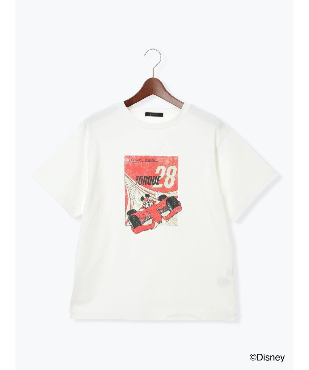 Te chichi 【Disney】MICKEY/フロントプリントTシャツ 