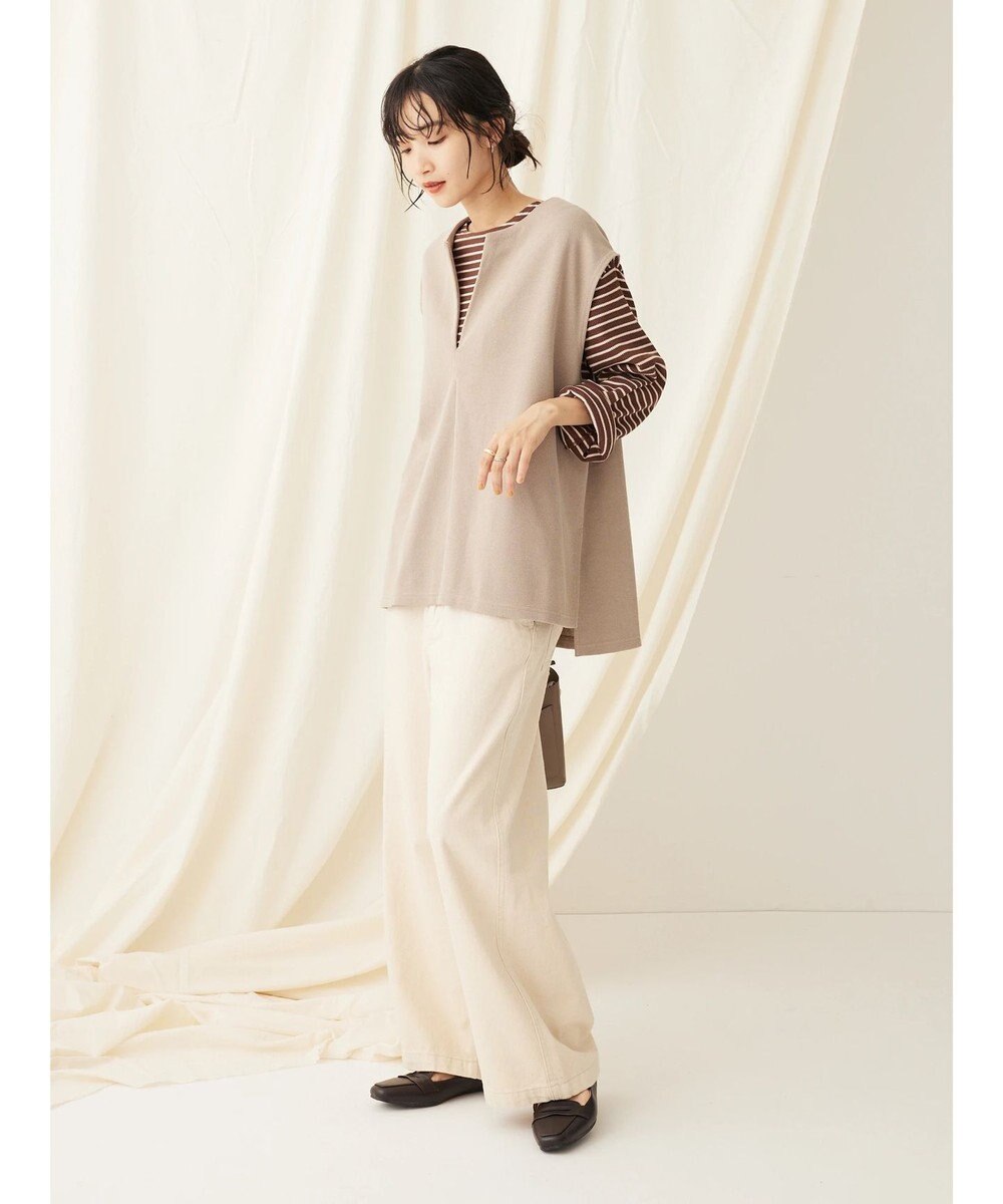 CRAFT STANDARD BOUTIQUE ボーダーワッフルプルオーバー 