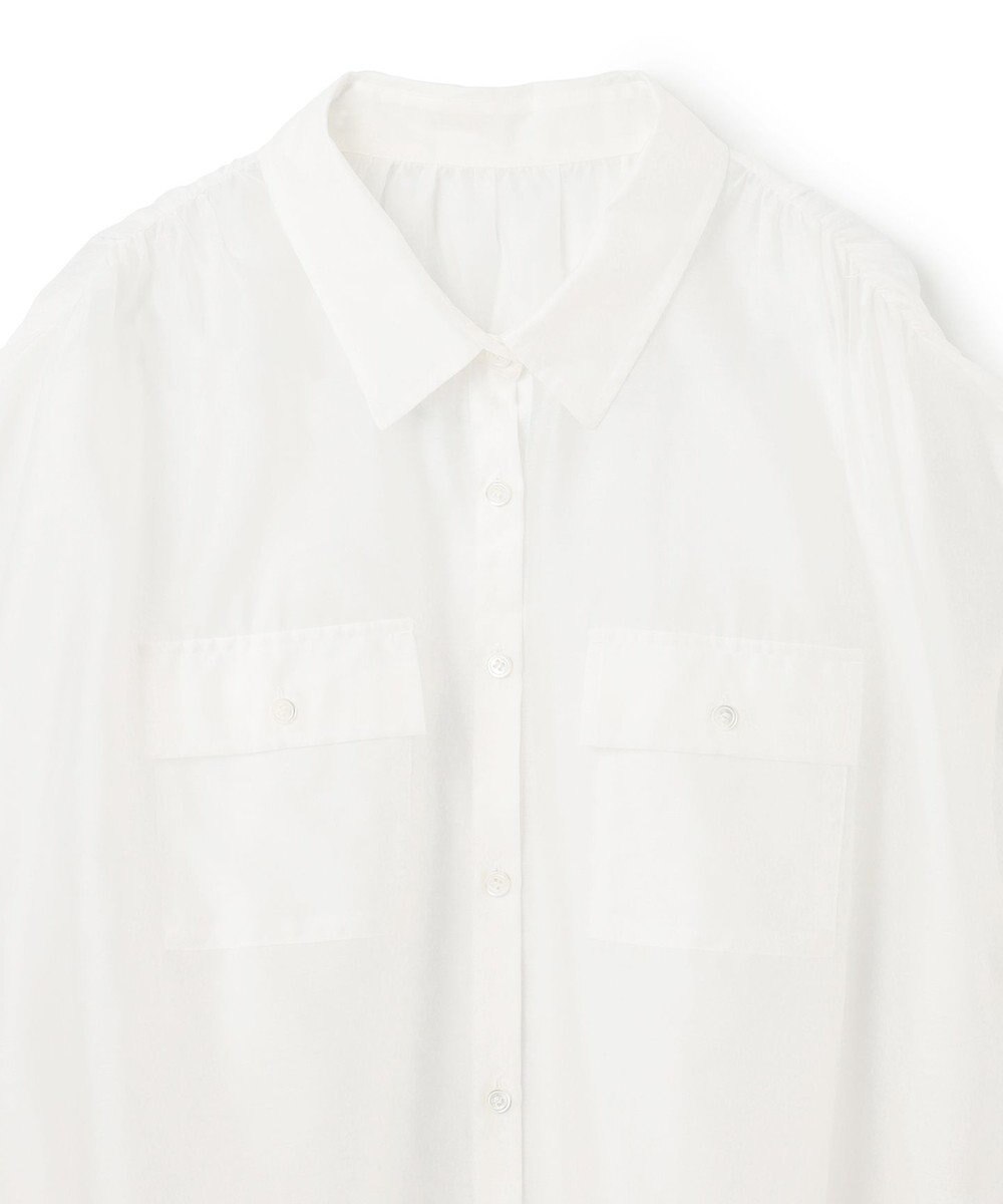 GRACE CONTINENTAL ギャザーシャツ 
