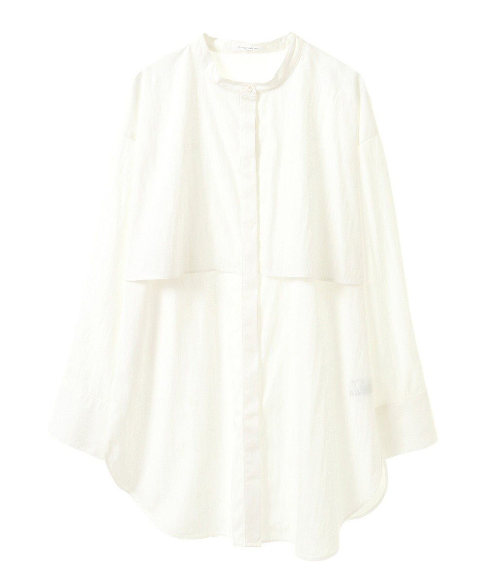 Green Parks イージーケア比翼フライヨークチュニック 