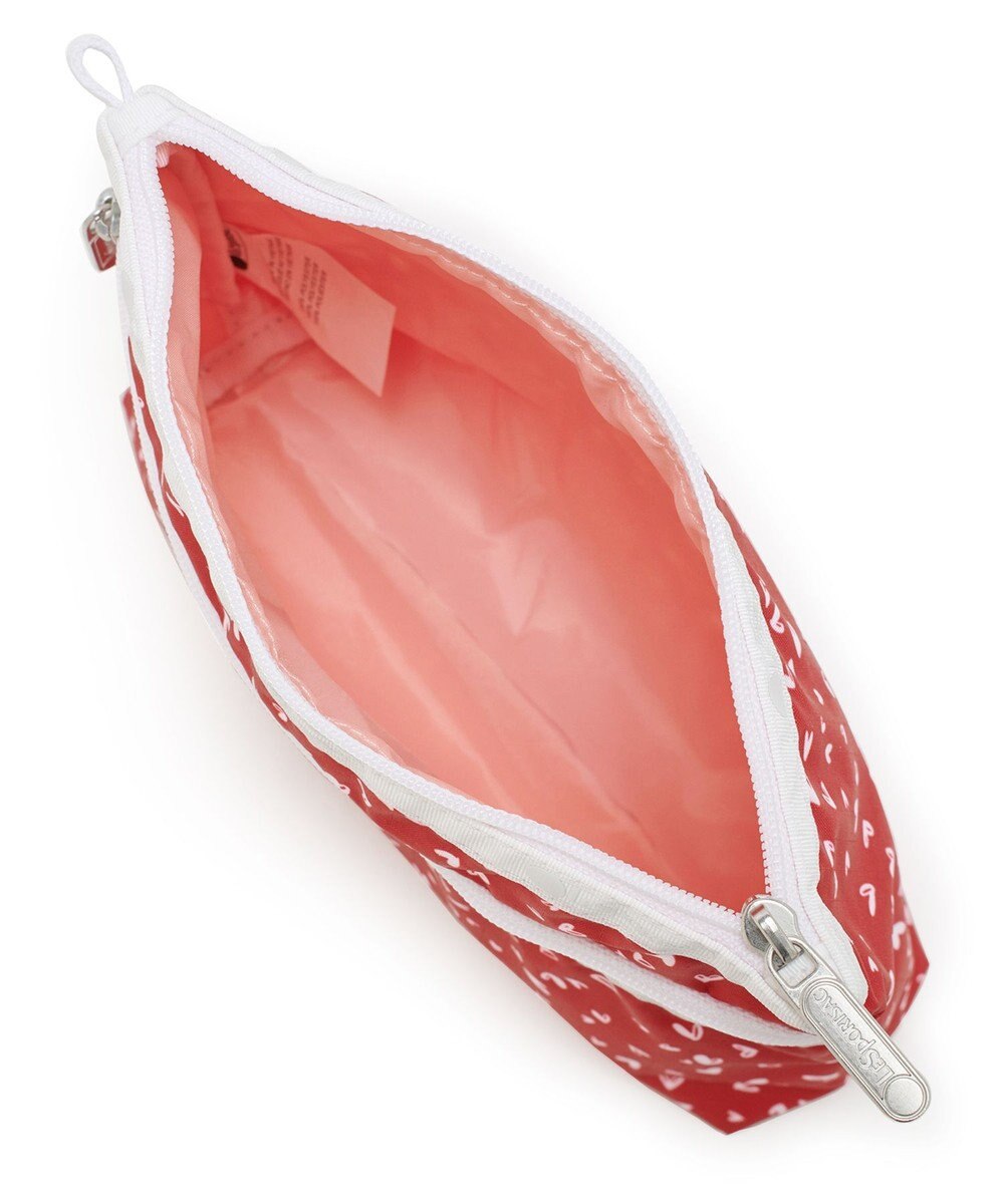 LeSportsac COSMETIC CLUTCH/レッドミニハーツホワイト 
