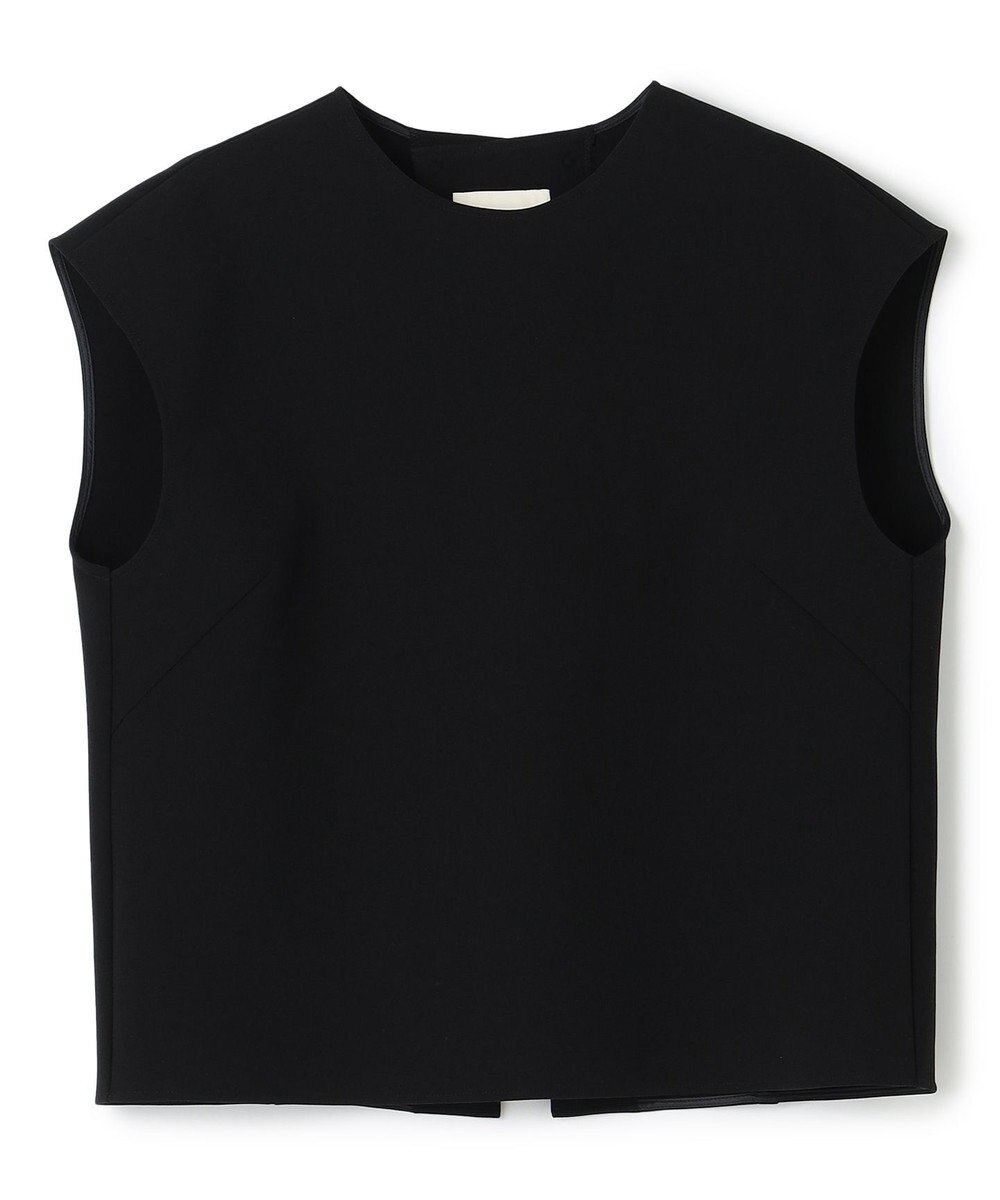 uncrave 【撥水・洗濯機洗い可】プルーフダブルクロス バックオープンブラウス（uncrave WHITE） 