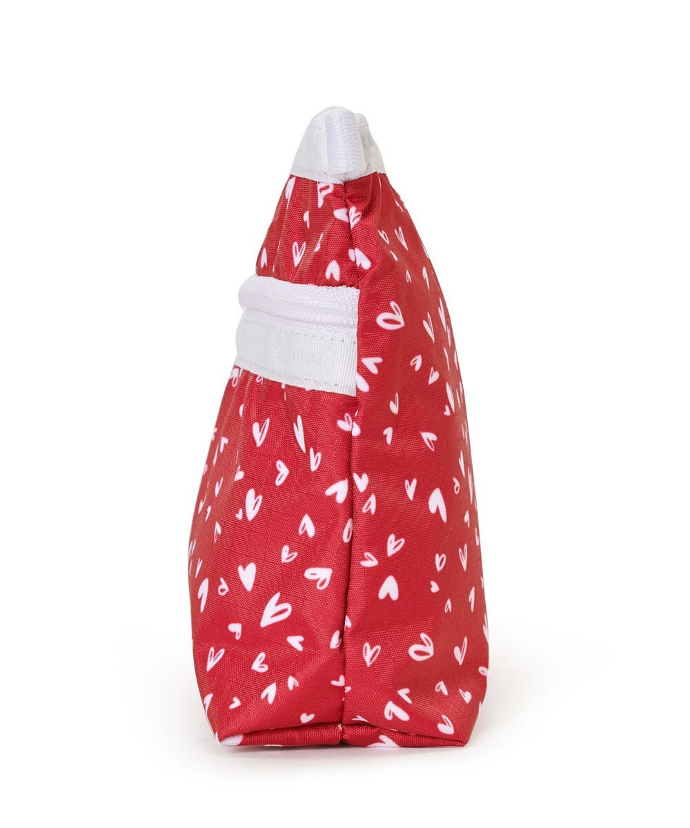 LeSportsac COSMETIC CLUTCH/レッドミニハーツホワイト 
