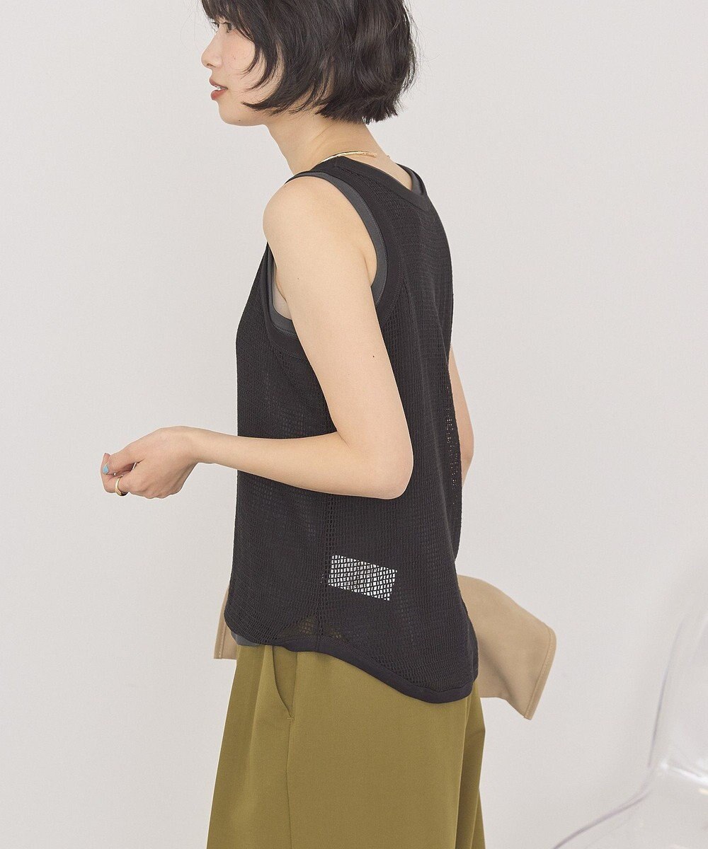 AMERICAN HOLIC 【２点セット】メッシュレイヤードタンクトップ 