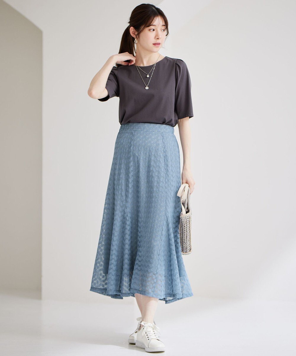 ANY SIS 【UVカット・接触冷感・撥水・汗ジミ防止】プレーティングジャージー タックスリーブ カットソー 