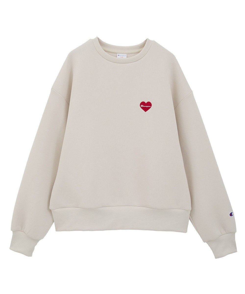 earth music&ecology Ｃｈａｍｐｉｏｎ×ｅｍａｅポンチハートスウェット 