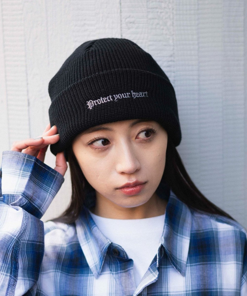 WEGO 【ユニセックス着用ITEM】ロゴショートビーニー 