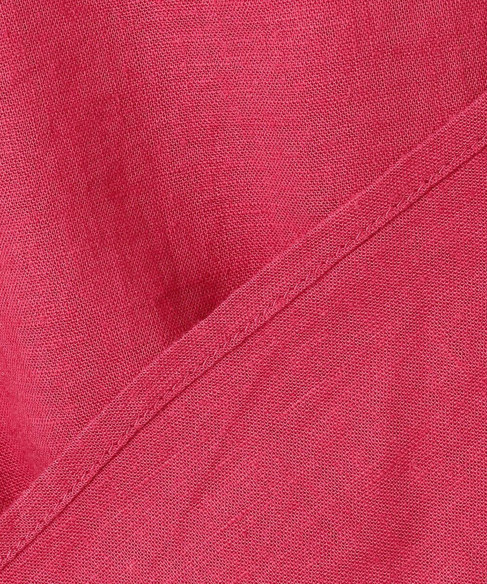 ANY 【手洗い可】ヨーロピアンリネンツイストスリーブブラウス 