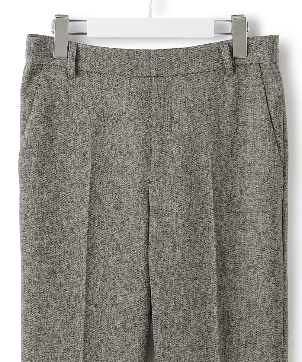 23区 L 【洗える/セットアップ対応】ウールライクカルゼ テーパード パンツ 