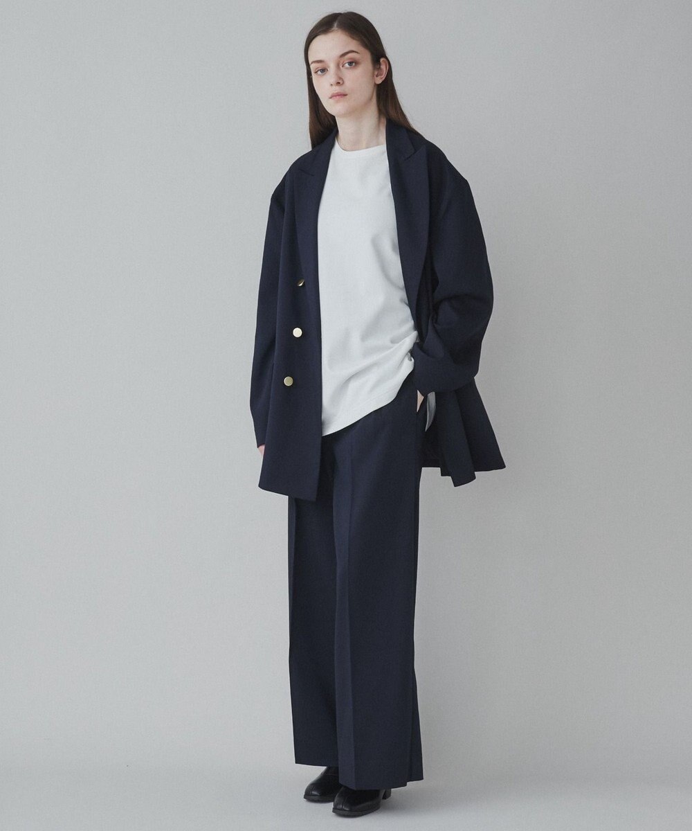 WEGO 【ユニセックス着用ITEM】ワイドストレートスラックス 