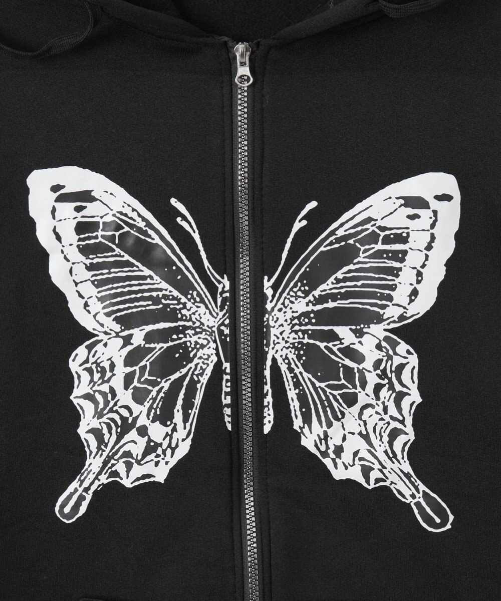 WEGO バタフライBIGZIPパーカー 