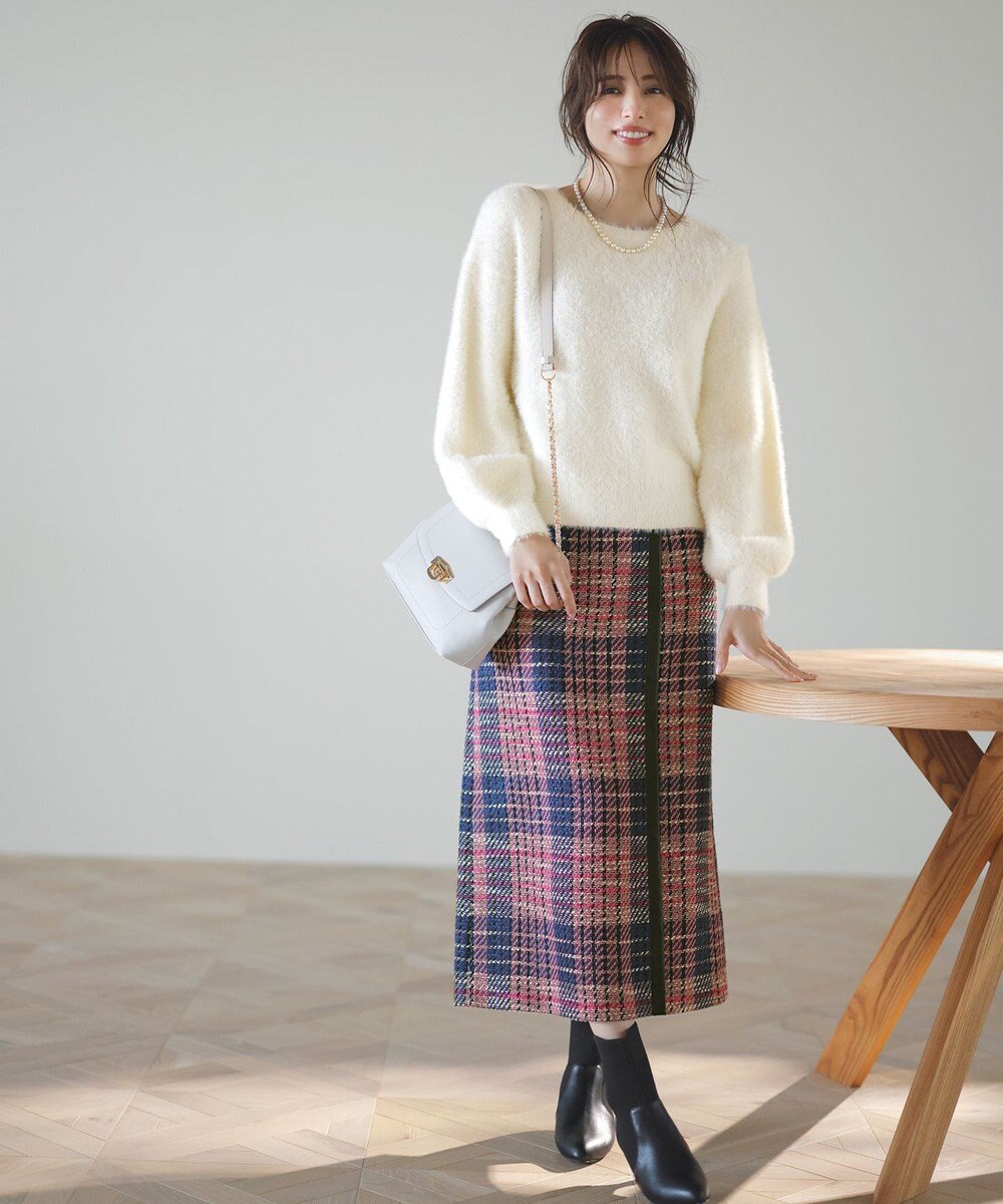 ANY SIS 【洗える】シャギー ニット 