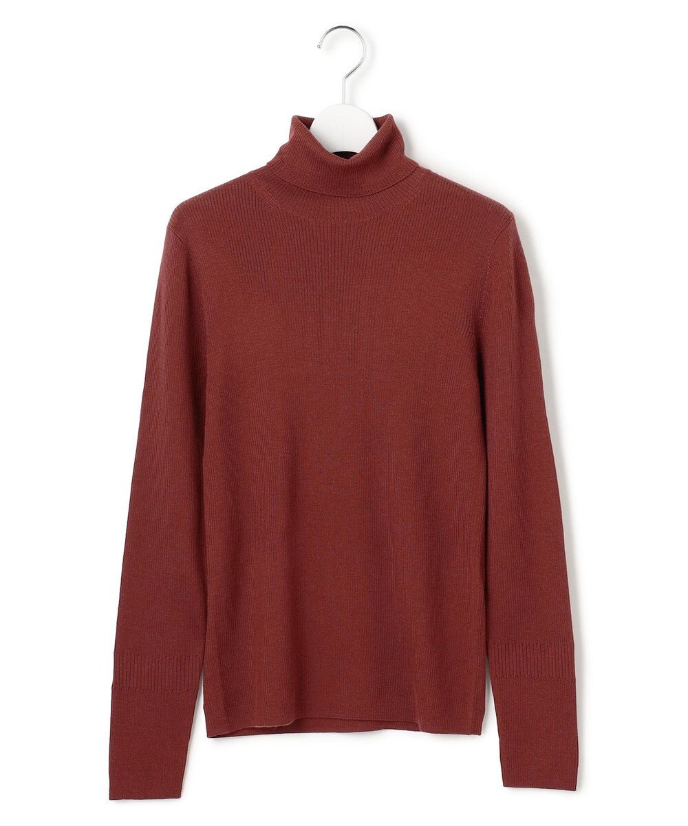 ICB L 【新色追加】エクストラファインメリノリブ タートルネックプルオーバー 