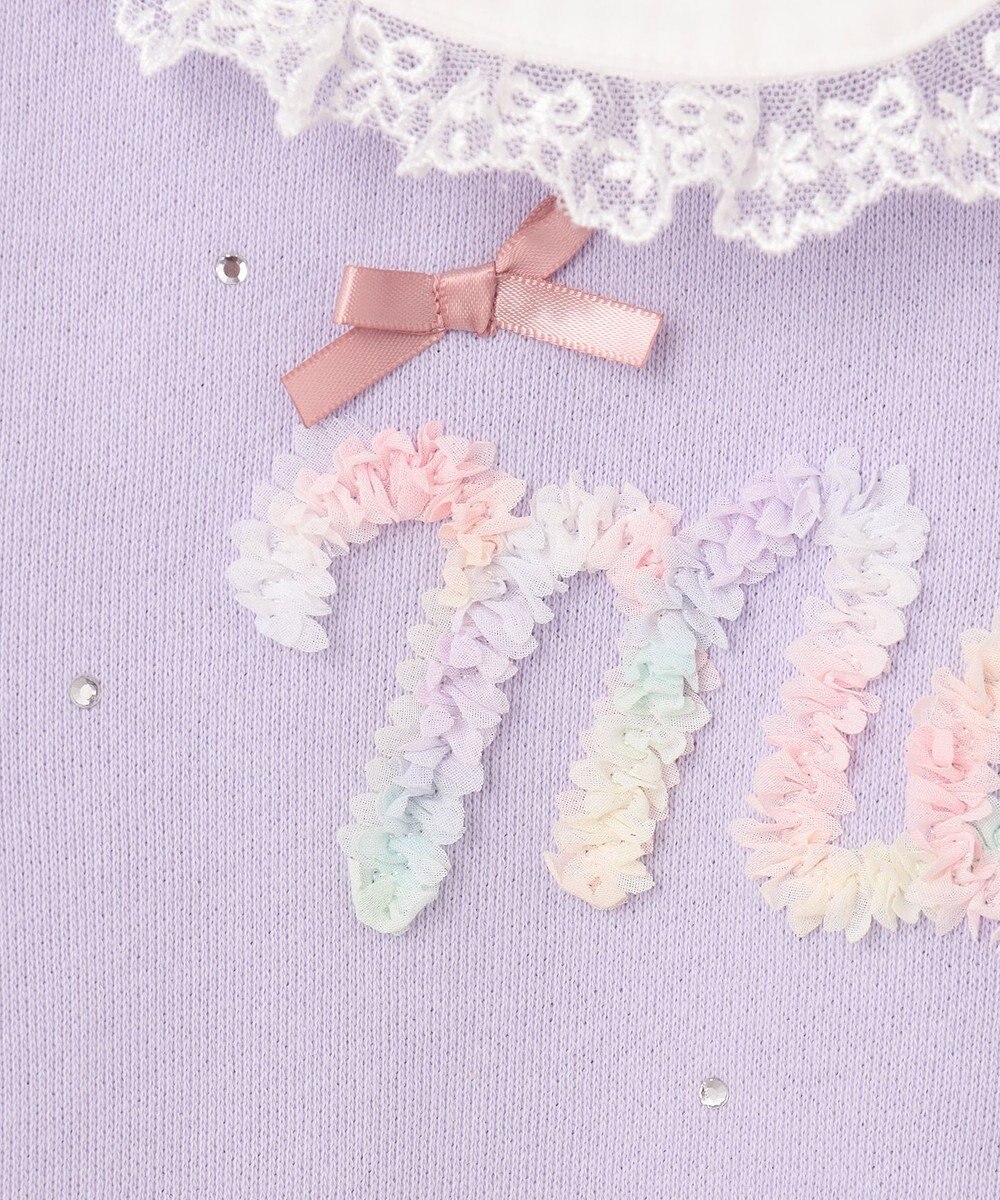 ANY KIDS 裏毛 モシャモシャ ロゴ トレーナー 