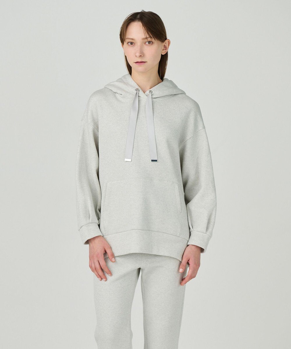 GRACE CONTINENTAL ラメ起毛裏毛フーディ 