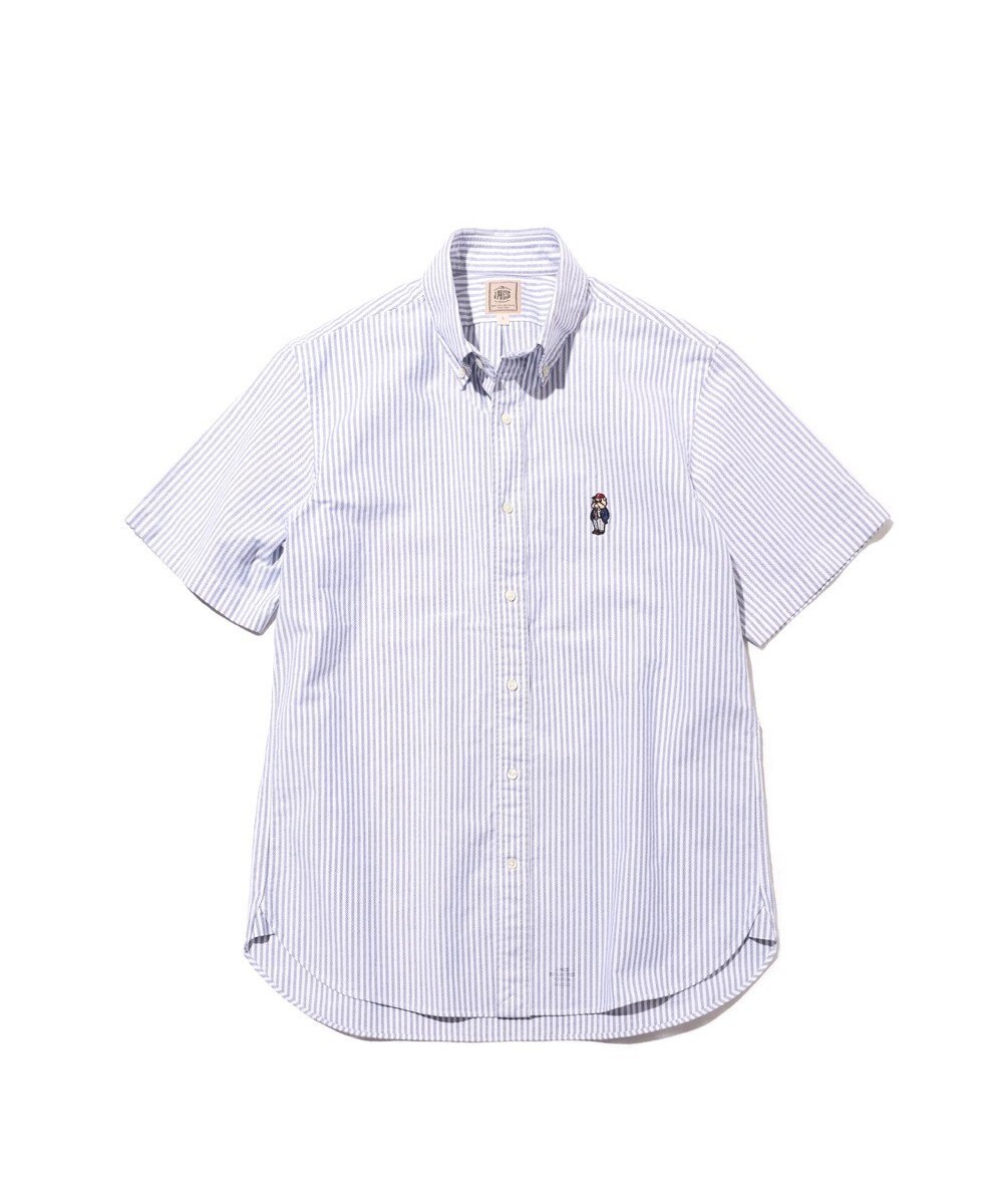 J.PRESS MEN 新デザイン【BULLDOG BOY】オックスフォード 半袖シャツ / B.D. 