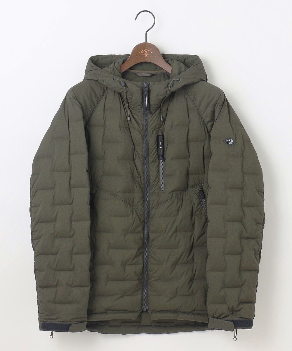 JOSEPH ABBOUD MOUNTAIN 【ストレッチ/撥水/軽量/パッカブル/ライナードッキング対応】2WAYストレッチ ダウン パーカー 