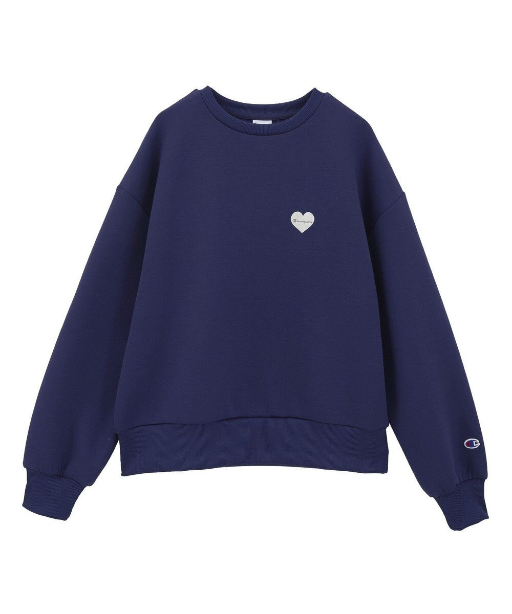 earth music&ecology Ｃｈａｍｐｉｏｎ×ｅｍａｅポンチハートスウェット 