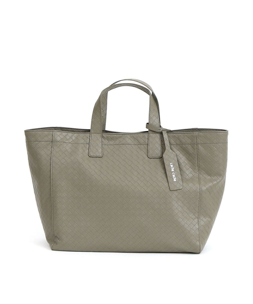 UNBILLION カシュカシュ cachecache / メッシュエンボスA4ショッパートート 