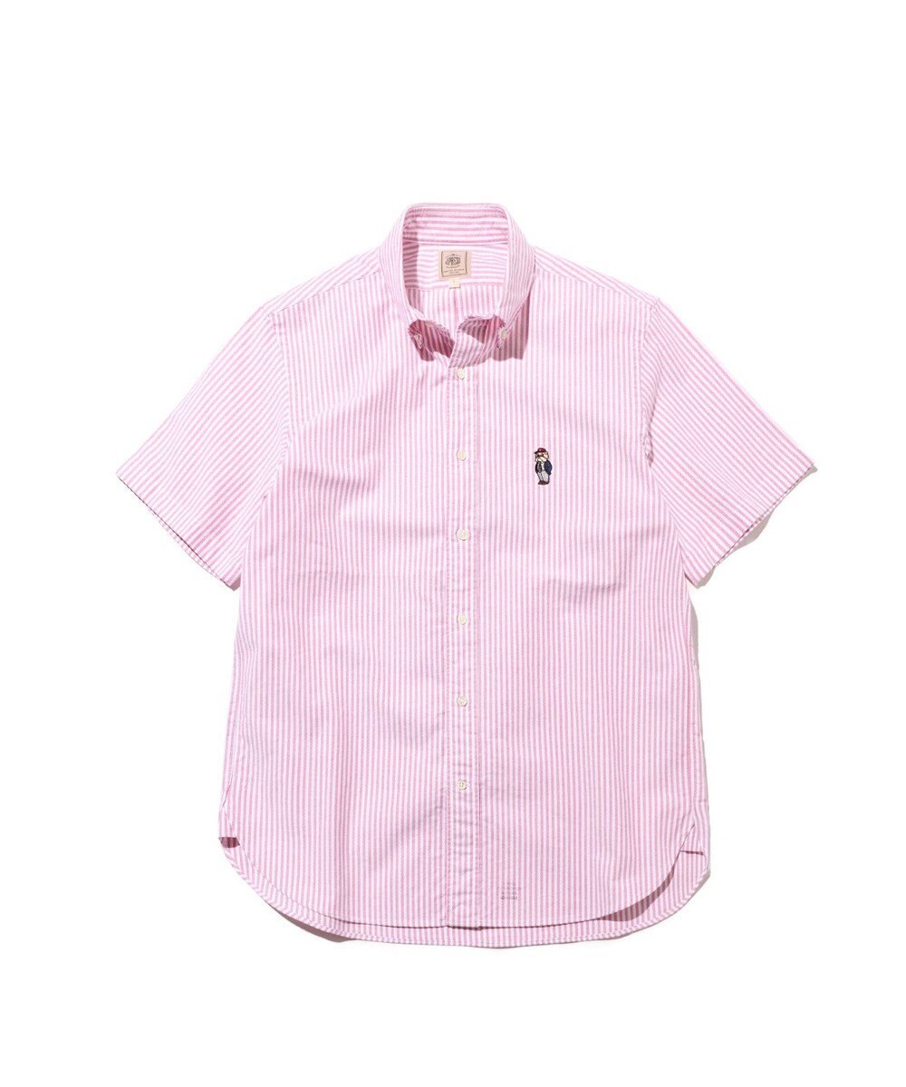 J.PRESS MEN 新デザイン【BULLDOG BOY】オックスフォード 半袖シャツ / B.D. 