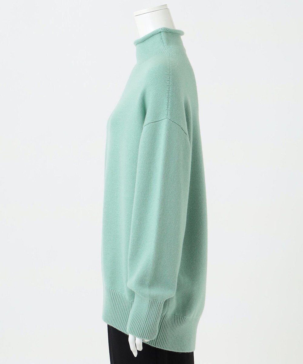 23区 【R(アール)】カシミヤブレンド ロールネックニット 