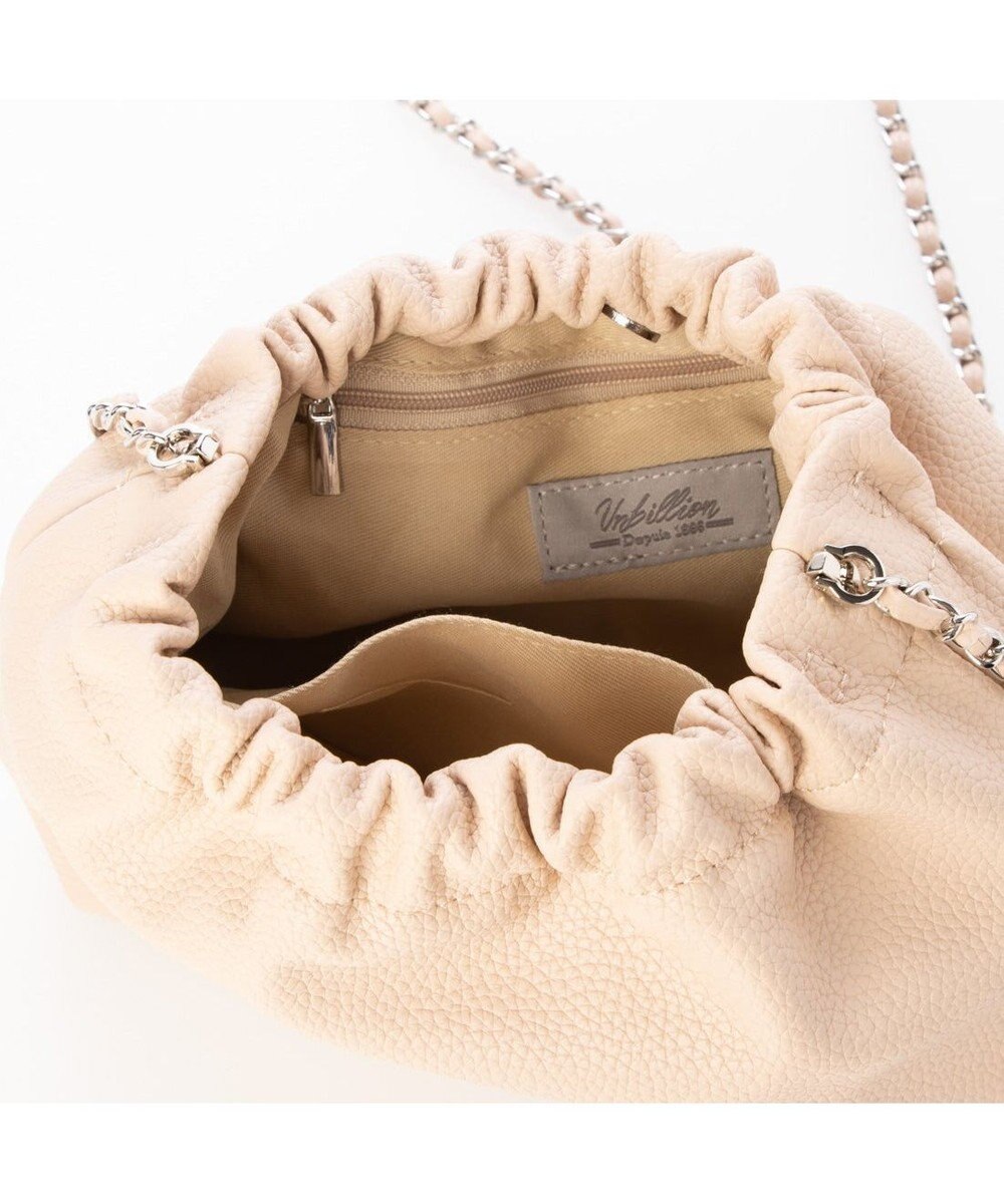 UNBILLION カシュカシュ cachecache / 口元ギャザーチェーンショルダー 