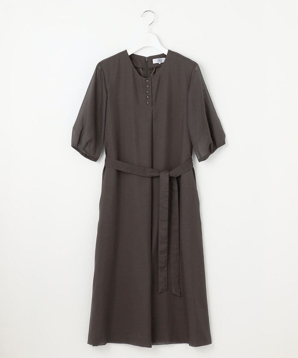 J.PRESS LADIES 【洗える】ブライトスパンボイル ワンピース 