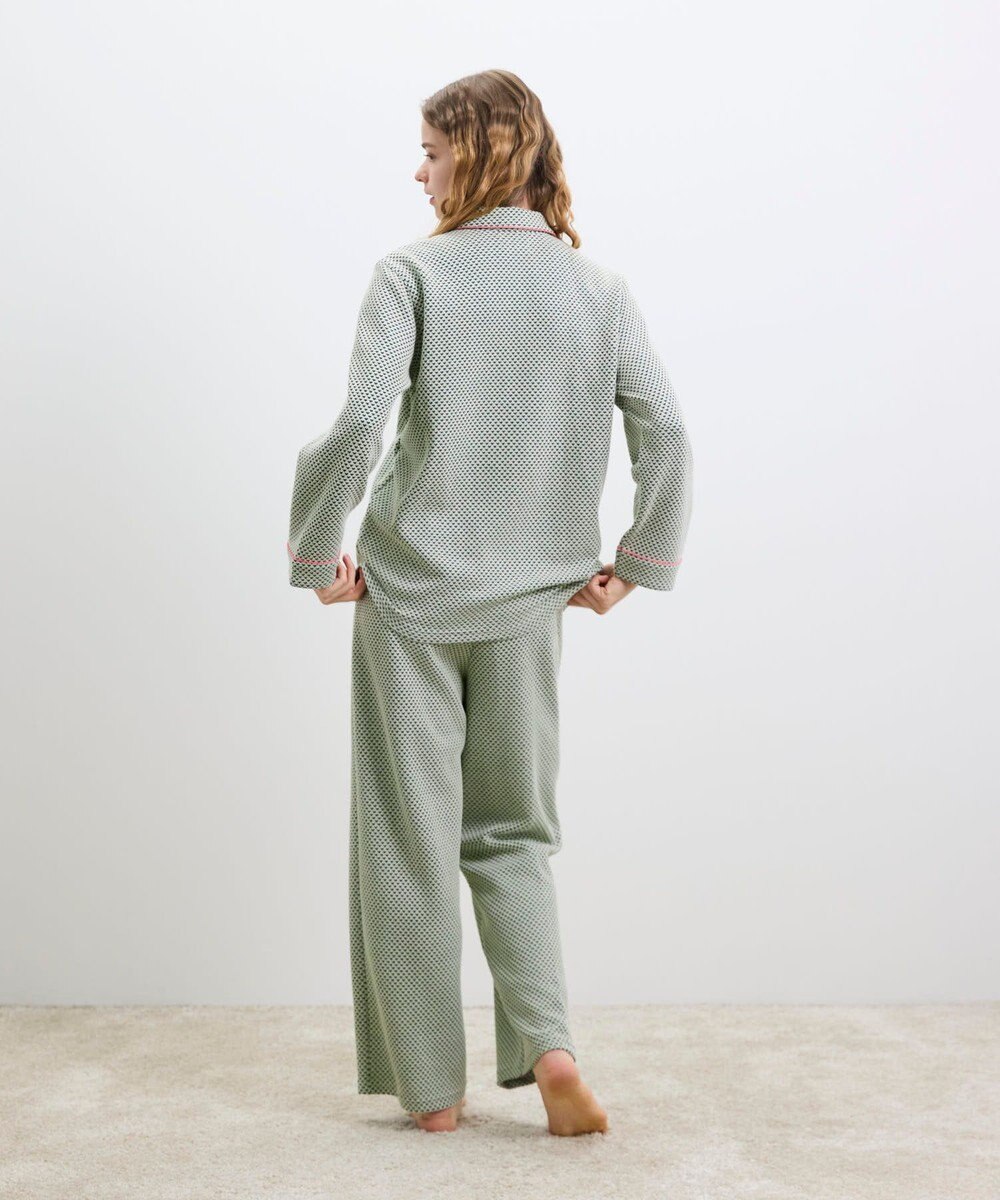 une nana cool 【綿混】丸襟ぽこぽこNew Yearパジャマ 