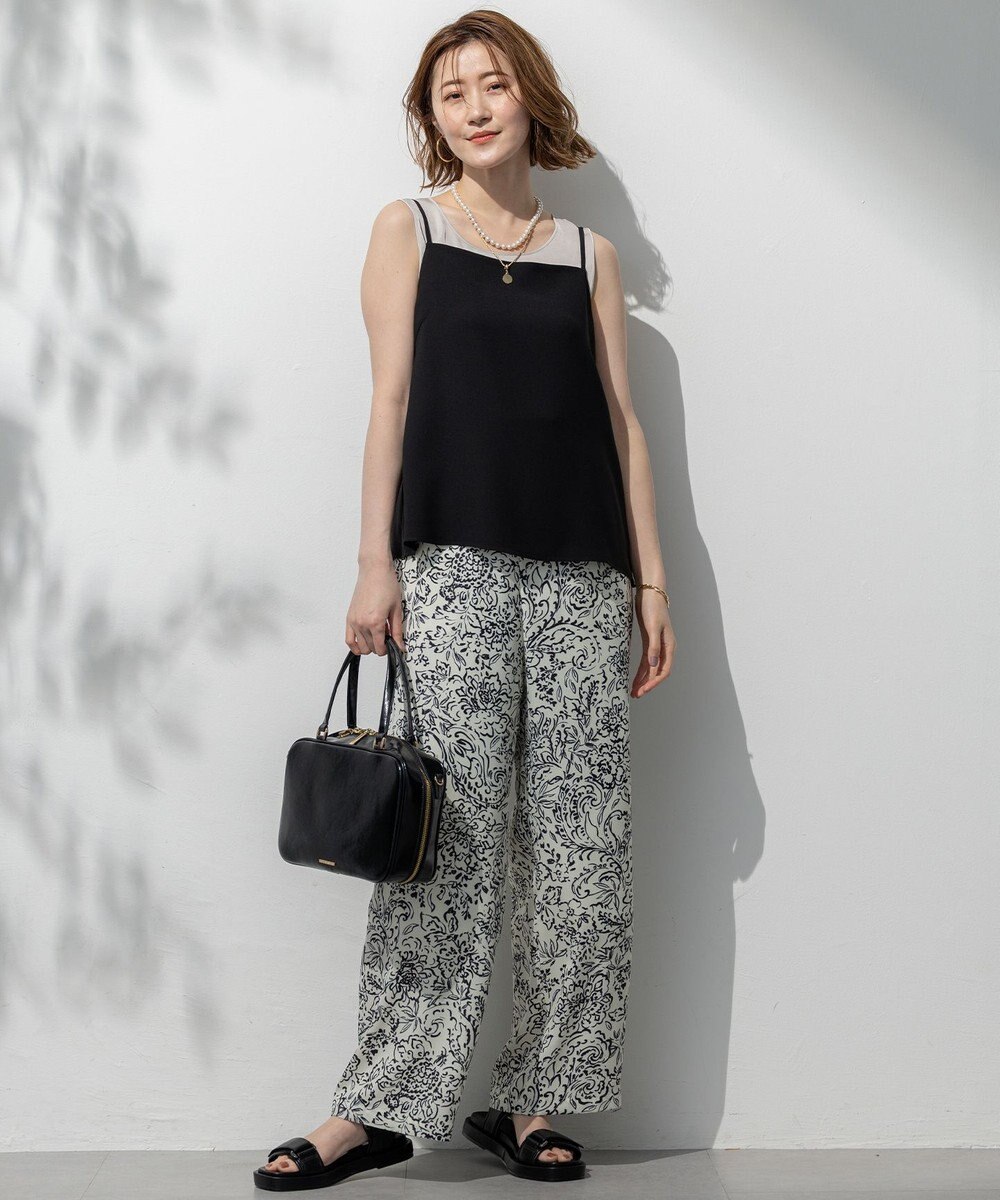 23区 【Oggi5月号掲載】ミスティサテン タンクトップ 