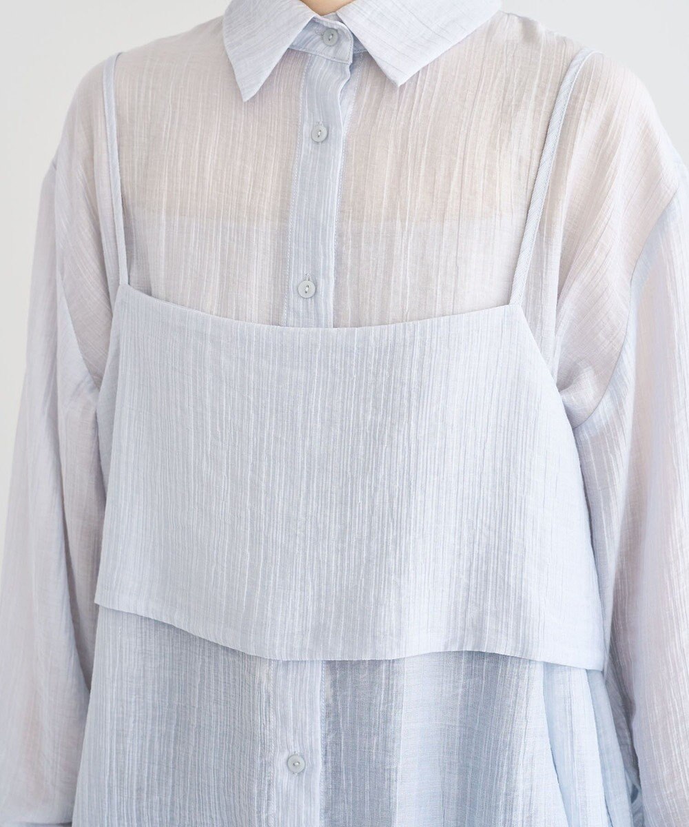 Green Parks ＳＥＴ２点シアーシャツ＋ビスチェ 