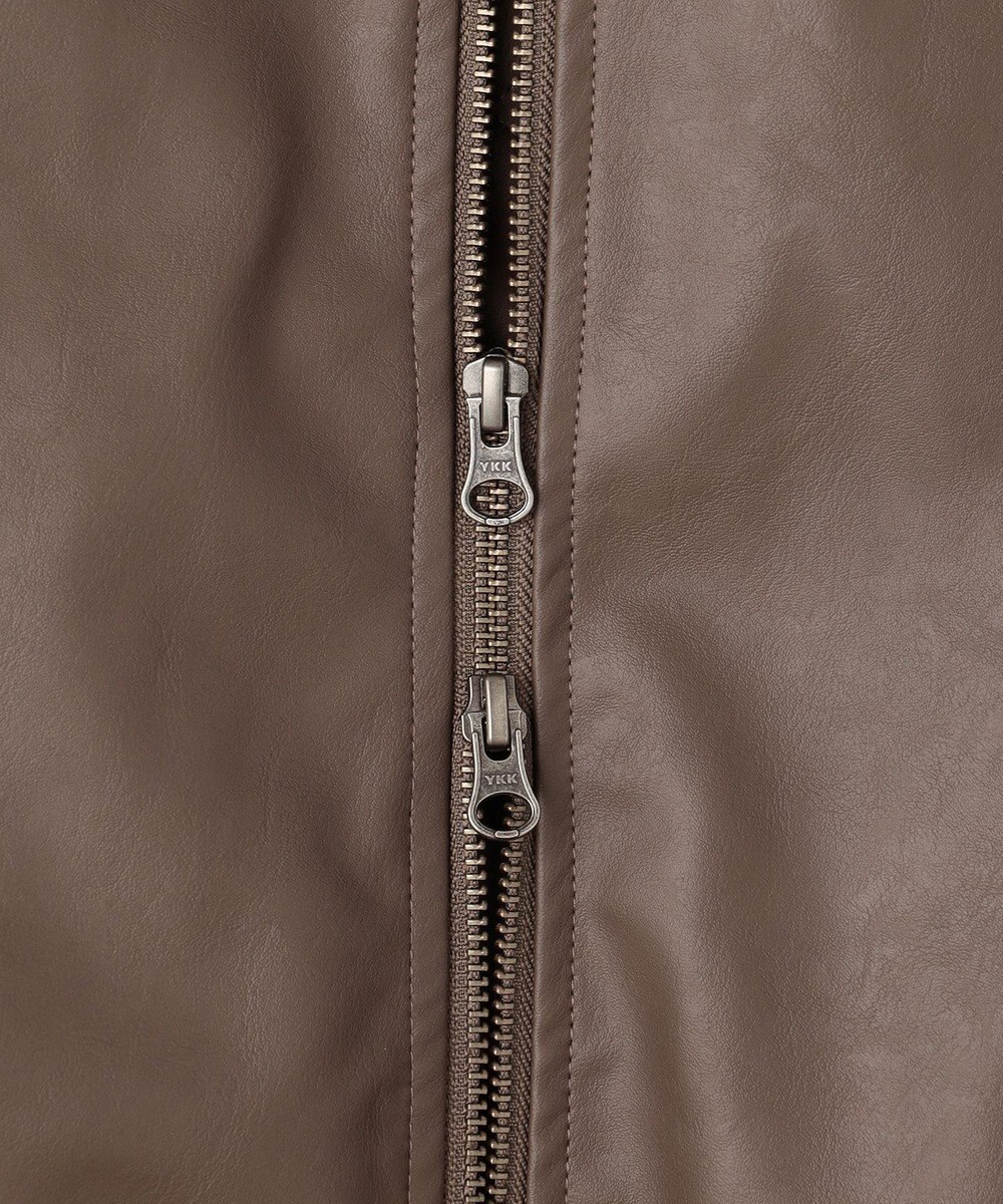 J.PRESS YORK STREET 【UNISEX】エコレザーMA-1 