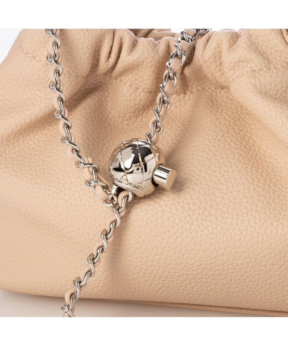 UNBILLION カシュカシュ cachecache / 口元ギャザーチェーンショルダー 