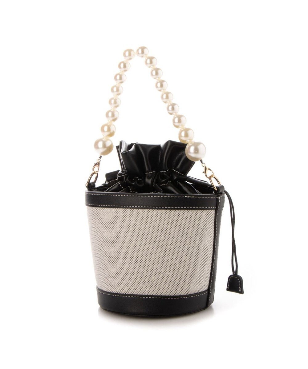 LA BAGAGERIE 【MONICA】パールバケットバッグ 