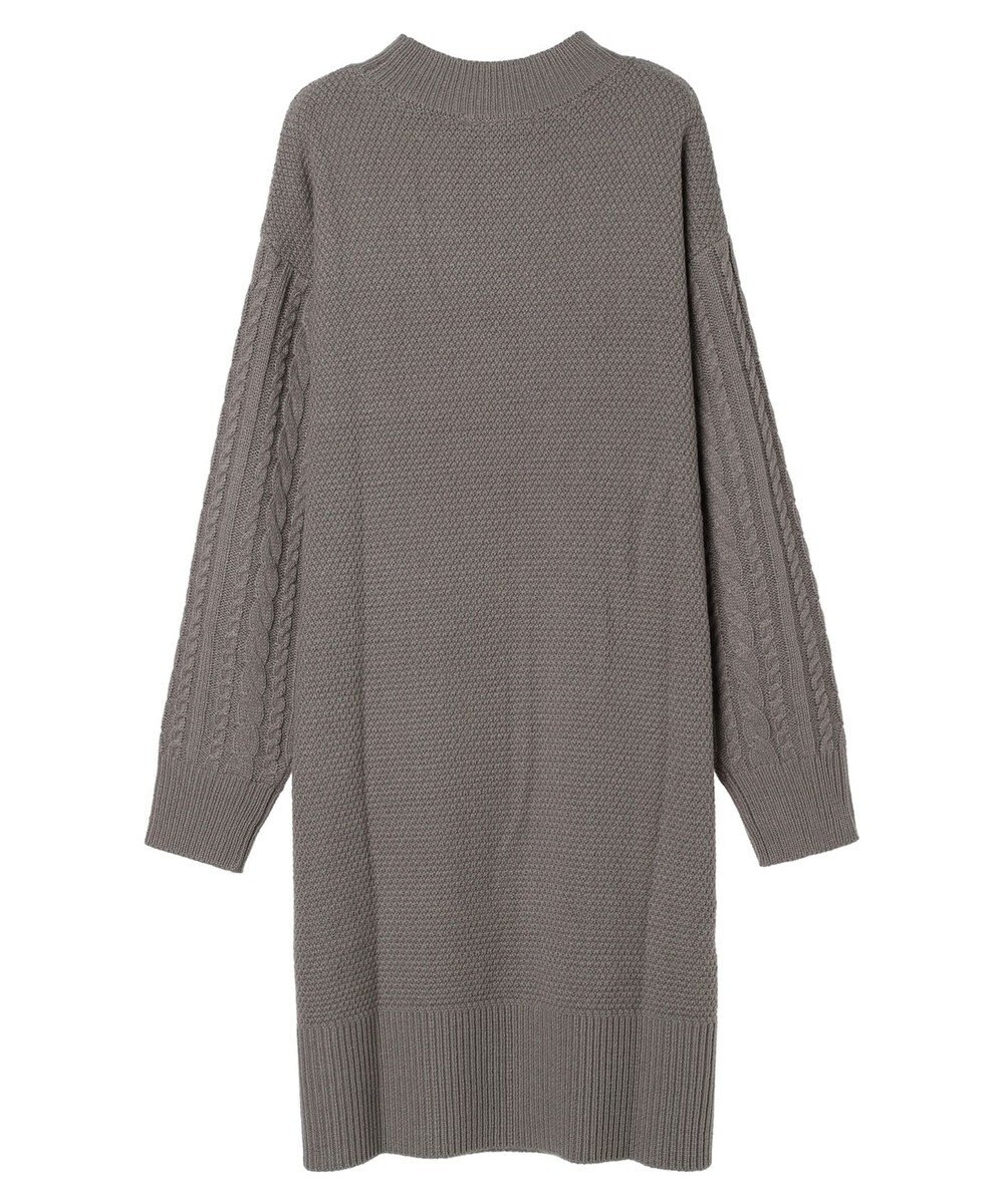 Green Parks ケーブルニットミニワンピース 