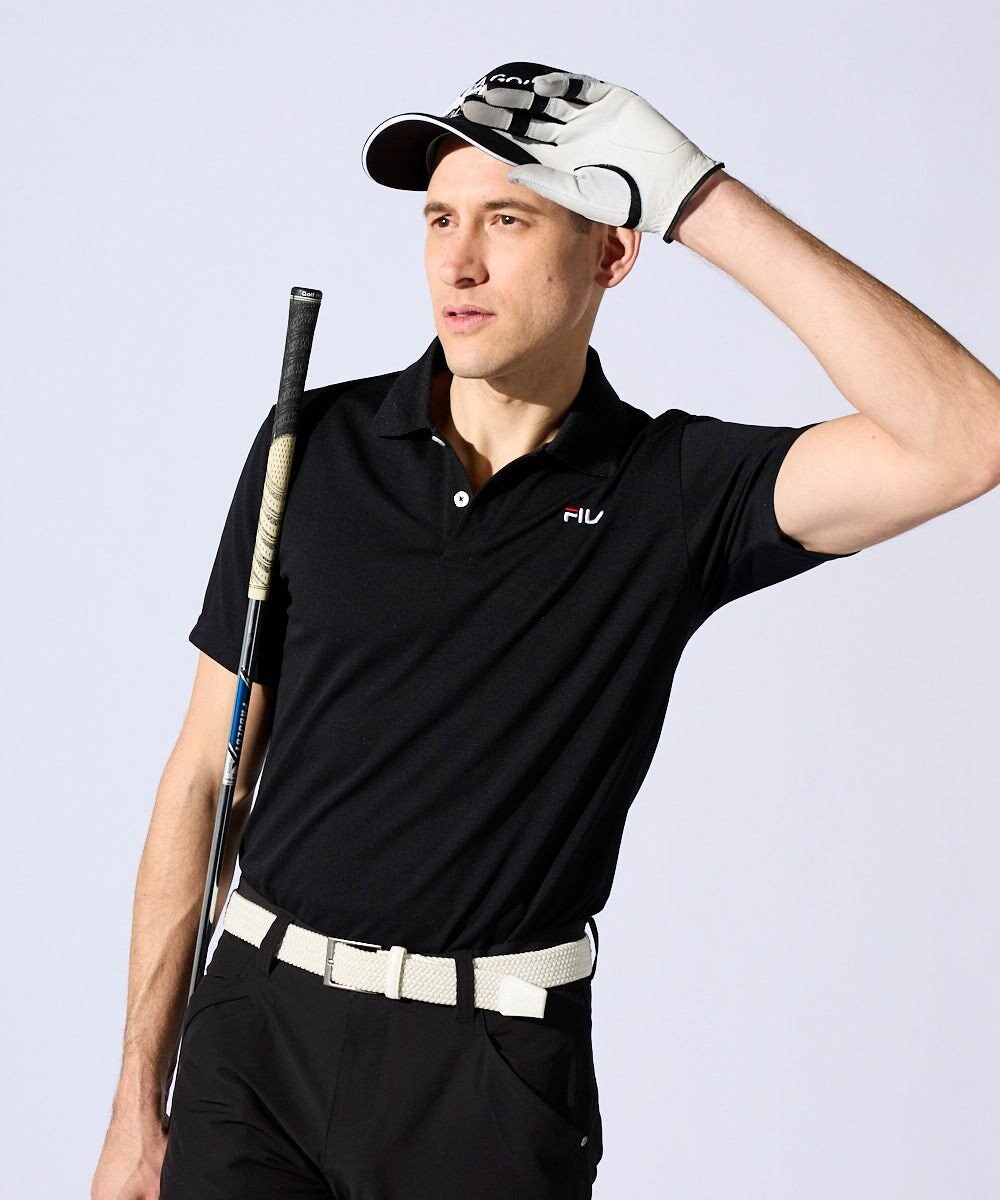 FILA GOLF／marie claire 【FILA GOLF】ワンポイントロゴ半袖ポロシャツ 