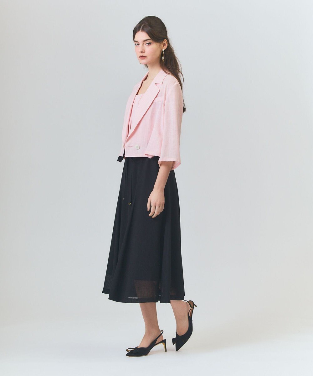 GRACE CONTINENTAL リネンライクシアージャケット 