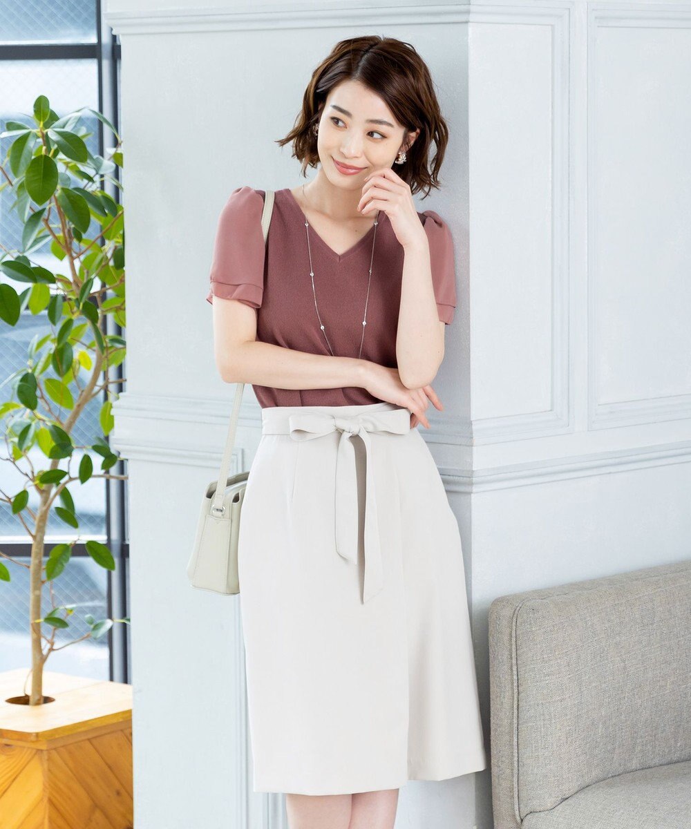 Tiaclasse 【日本製】どんなスタイルにも合わせやすいクリスタルネックレス 