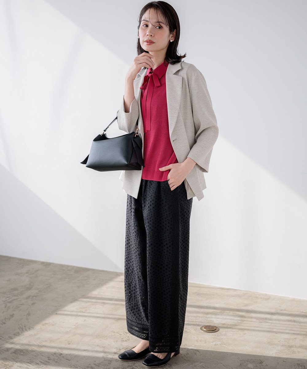 組曲 ライトリネンライク ジャケット 