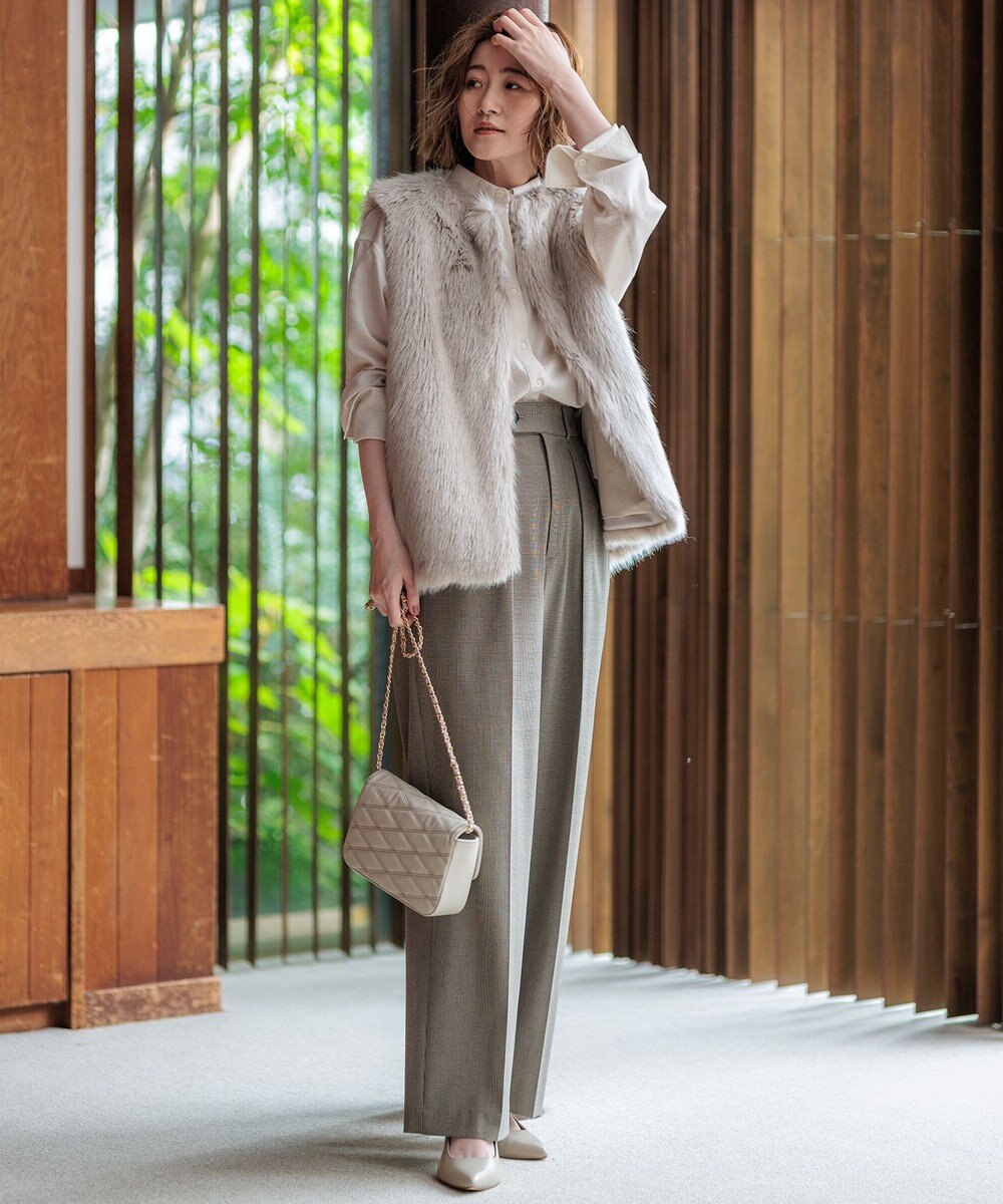 23区 L ECOPEL エコファー ジレ 