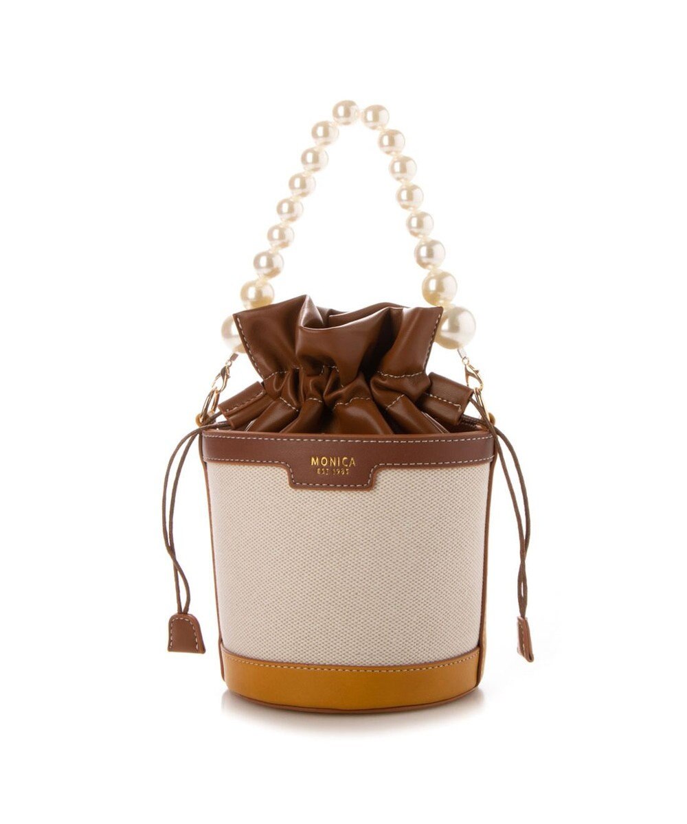 LA BAGAGERIE 【MONICA】パールバケットバッグ 