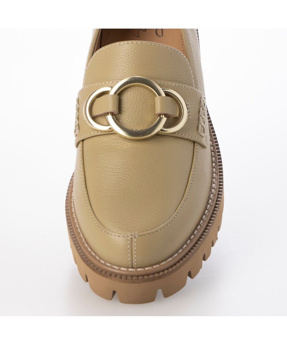 ing <ing>リングビット厚底ローファー 