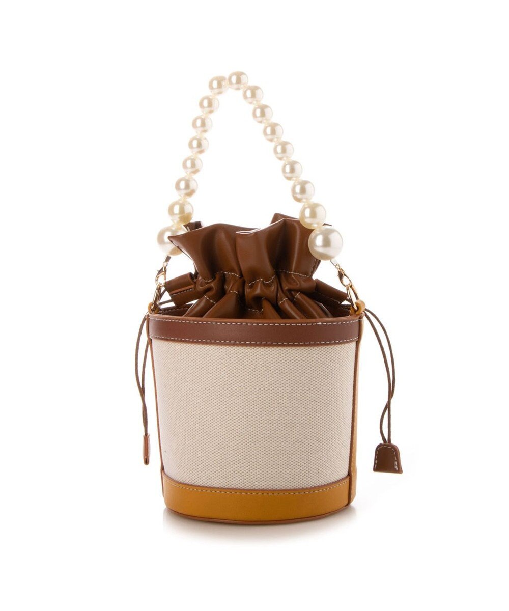 LA BAGAGERIE 【MONICA】パールバケットバッグ 