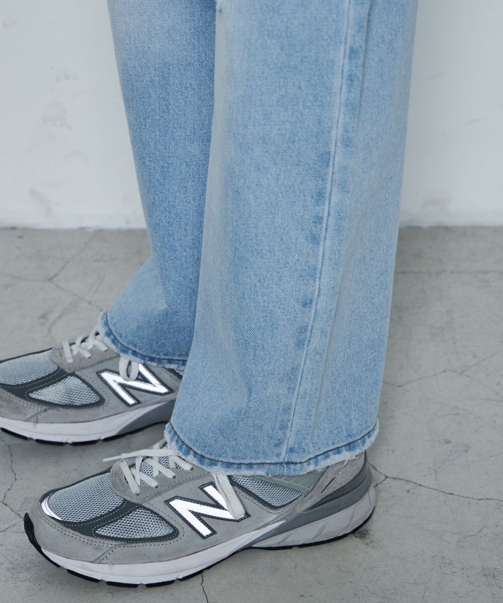 WEGO ダメージデニムワイドパンツ 