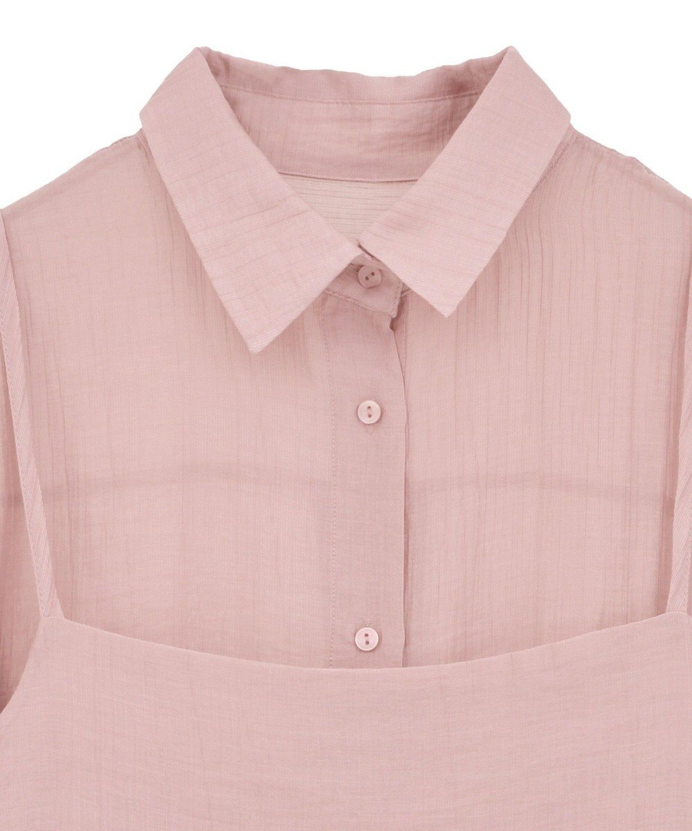 Green Parks ＳＥＴ２点シアーシャツ＋ビスチェ 