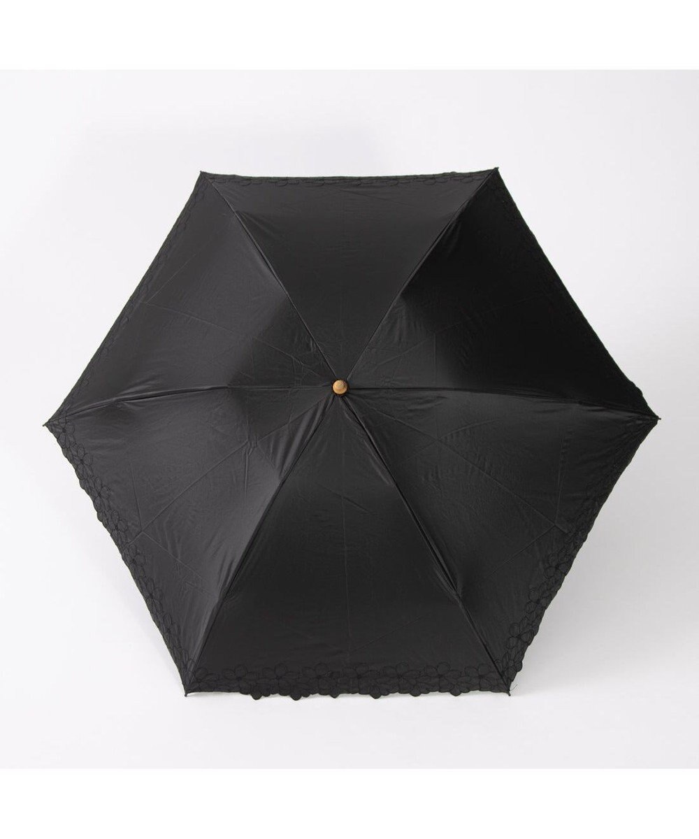 UNBILLION カシュネ cachenez / 【晴雨兼用】【日傘】 【UV カット率99.999.9％以上】PU軽量フラワー刺繍ミニ折りたたみ傘 