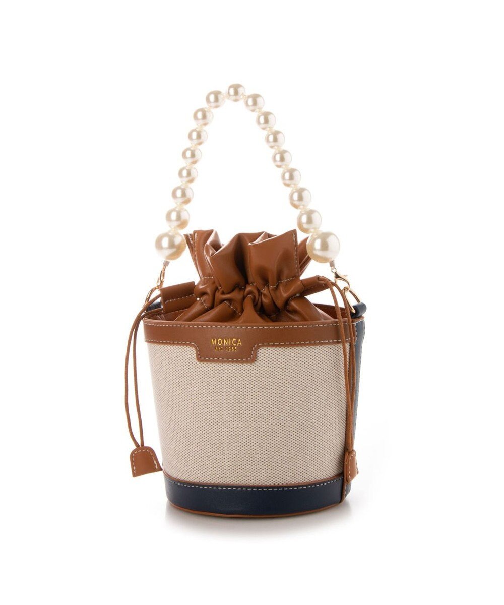 LA BAGAGERIE 【MONICA】パールバケットバッグ 