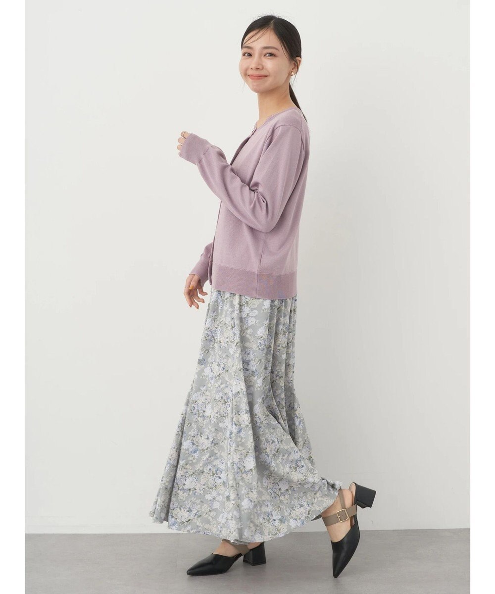 earth music&ecology いろいろ釦クルーネックカーディガン 