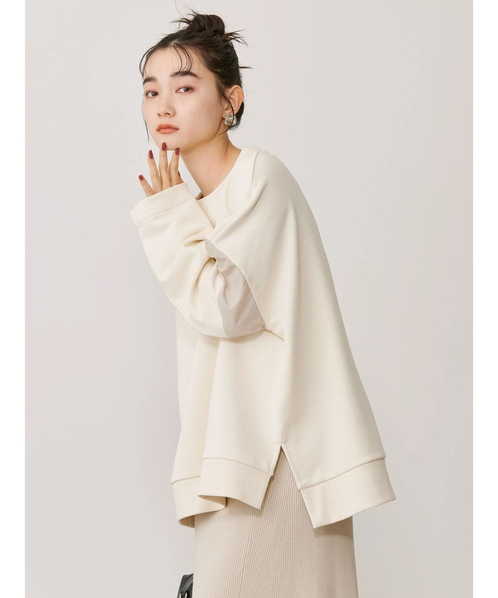 AMERICAN HOLIC 異素材ショルダー切り替えスウェット1 