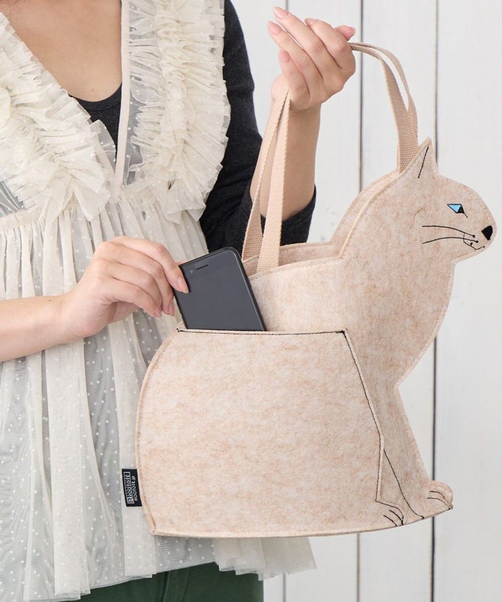 ROOTOTE 3621【ネコトート】EU.デリ.オスワリネコ-B 