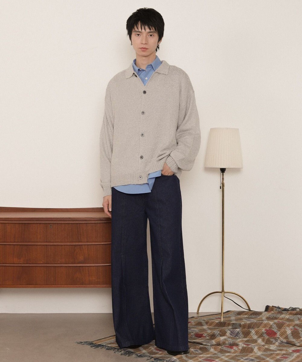 WEGO ブークレボタンカーディガン 